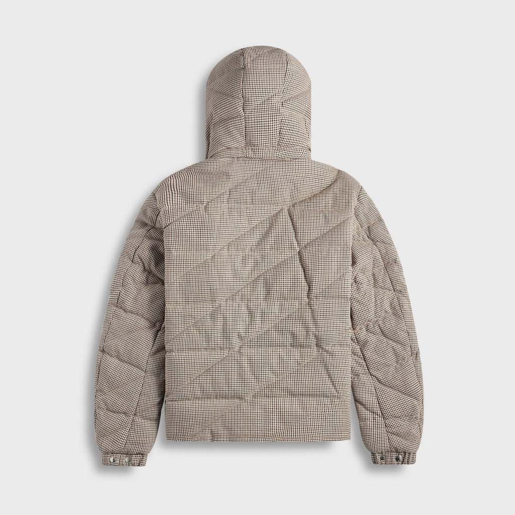 Moncler Psyllos Wool-Blend Hooded Down Jacket - Grey