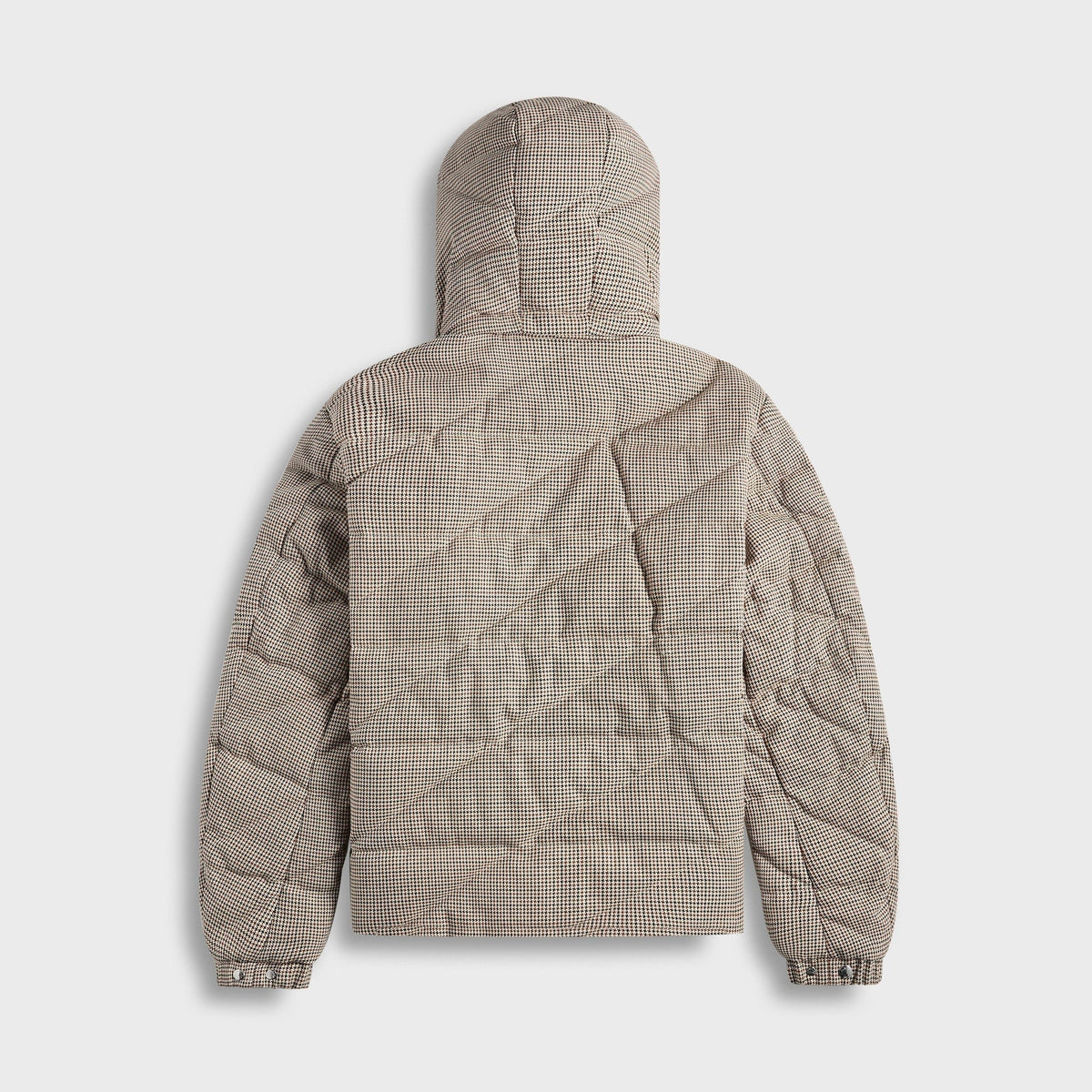 Moncler Psyllos Wool-Blend Hooded Down Jacket - Grey