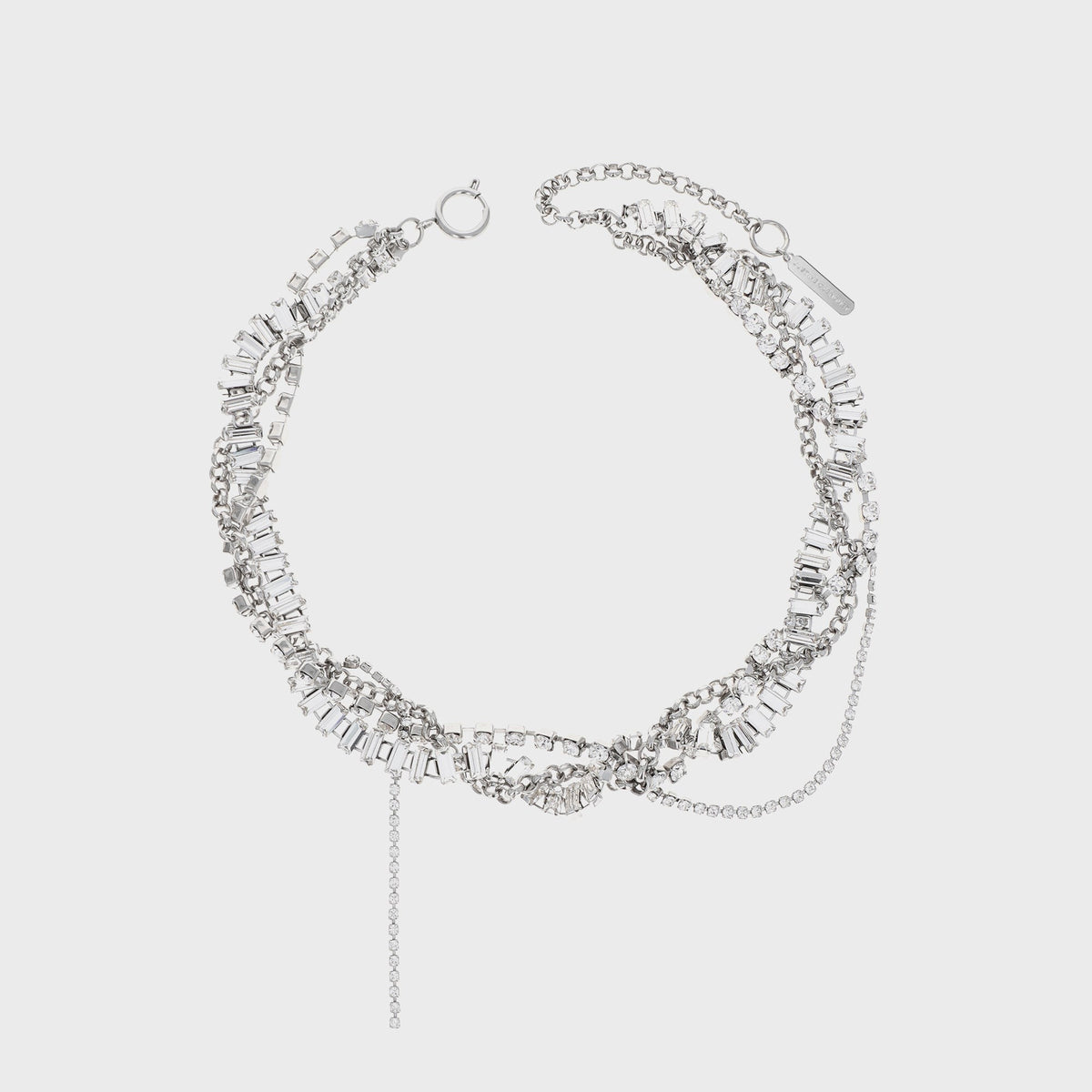 Justine Clenquet Grace Choker - Palladium