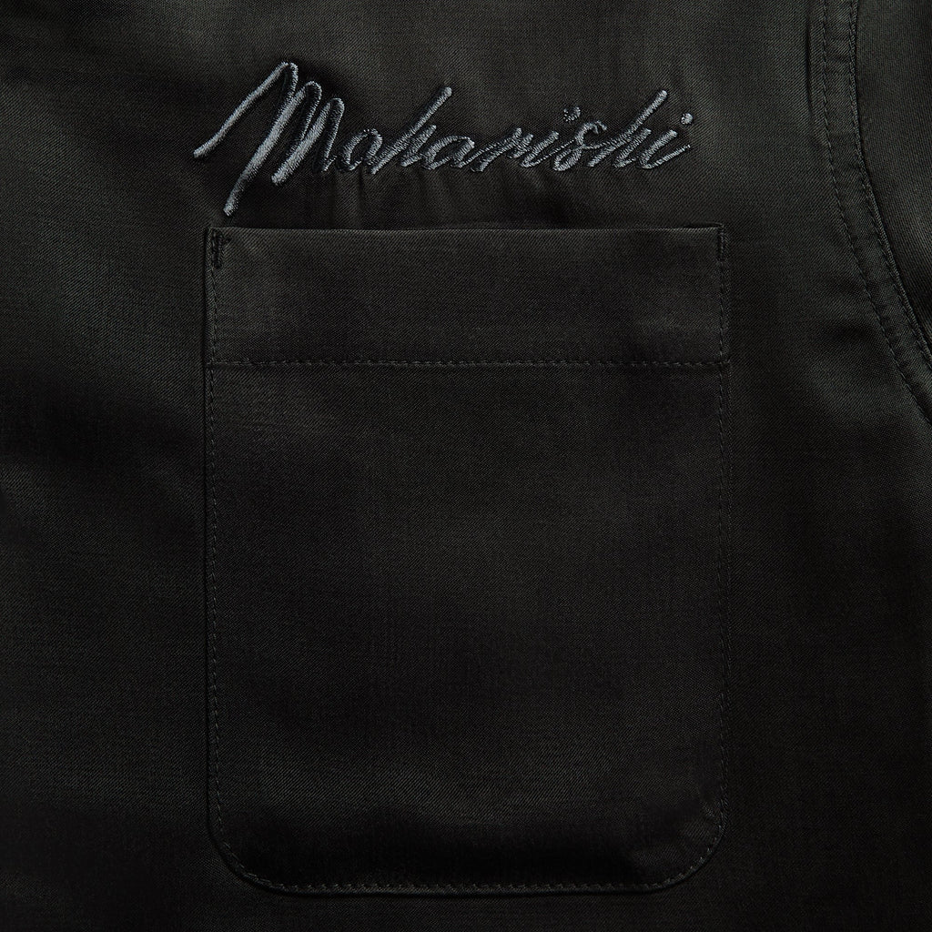 Maharishi 7364 Sakura Dragon Camp Collar Shirt - Black
