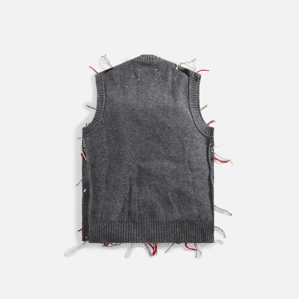 Margiela Gentleman Staples The Classic Argyle Sweater - Grey