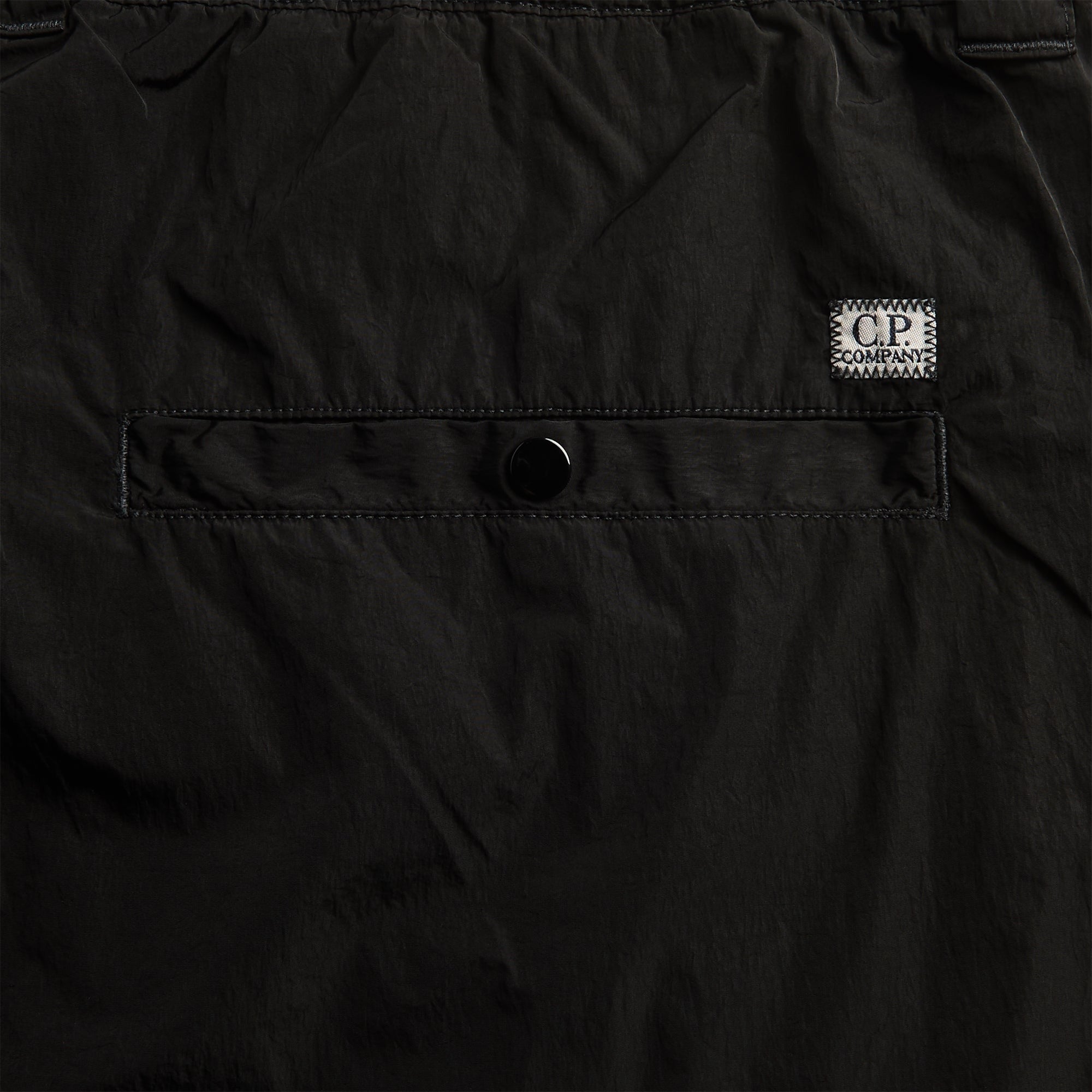 C.P. Company Chrome-R Lens Boxy Cargo Short - Black