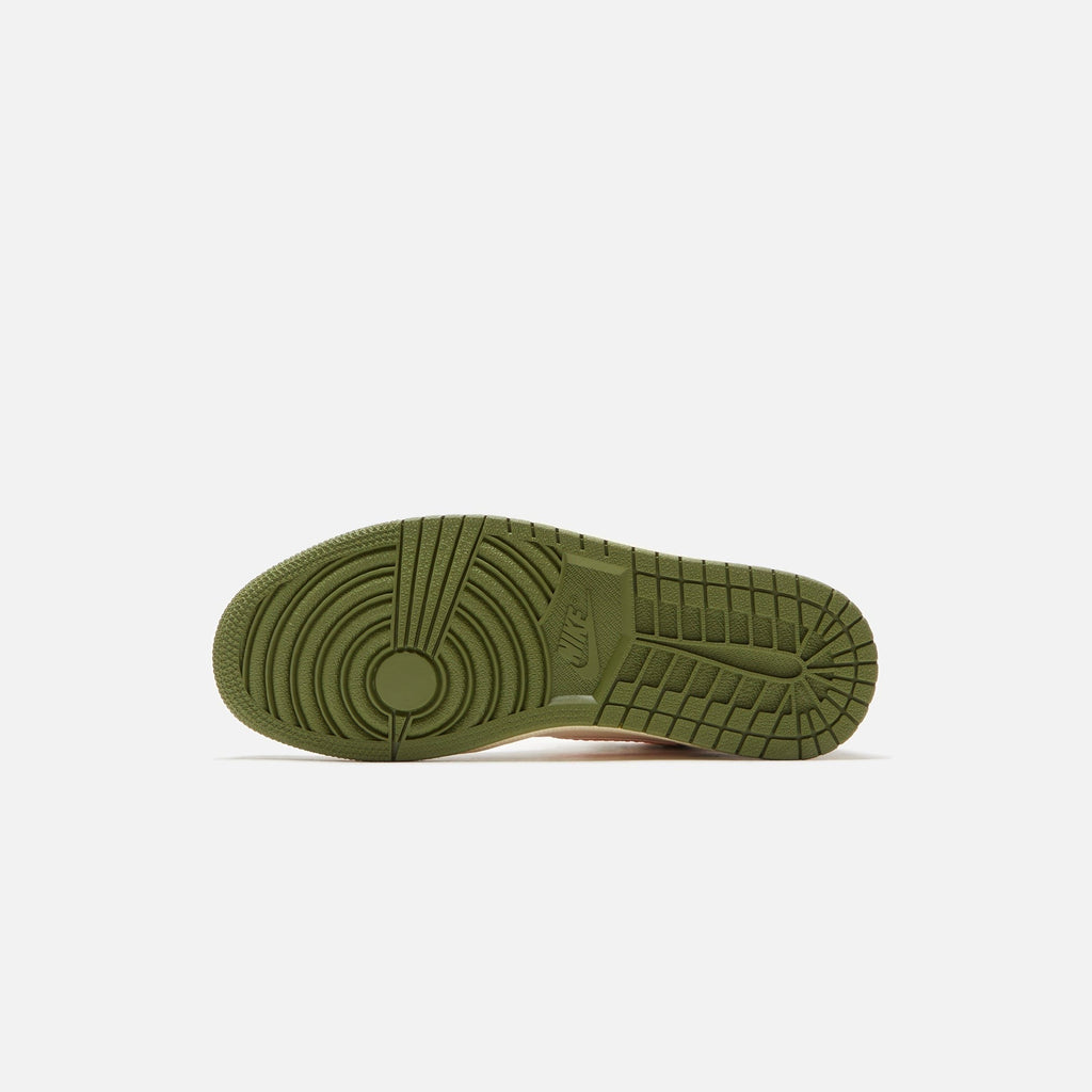 Nike Air Jordan 1 Retro High OG Craft - Celadon / Sky J Light Olive / Bright Mandarin / Coconut Milk / Pale Ivory