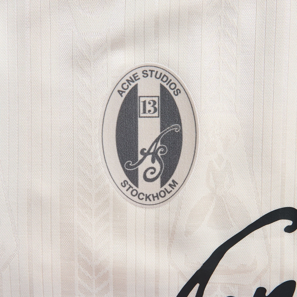 Acne Studios Logo Sports Jersey Top - White