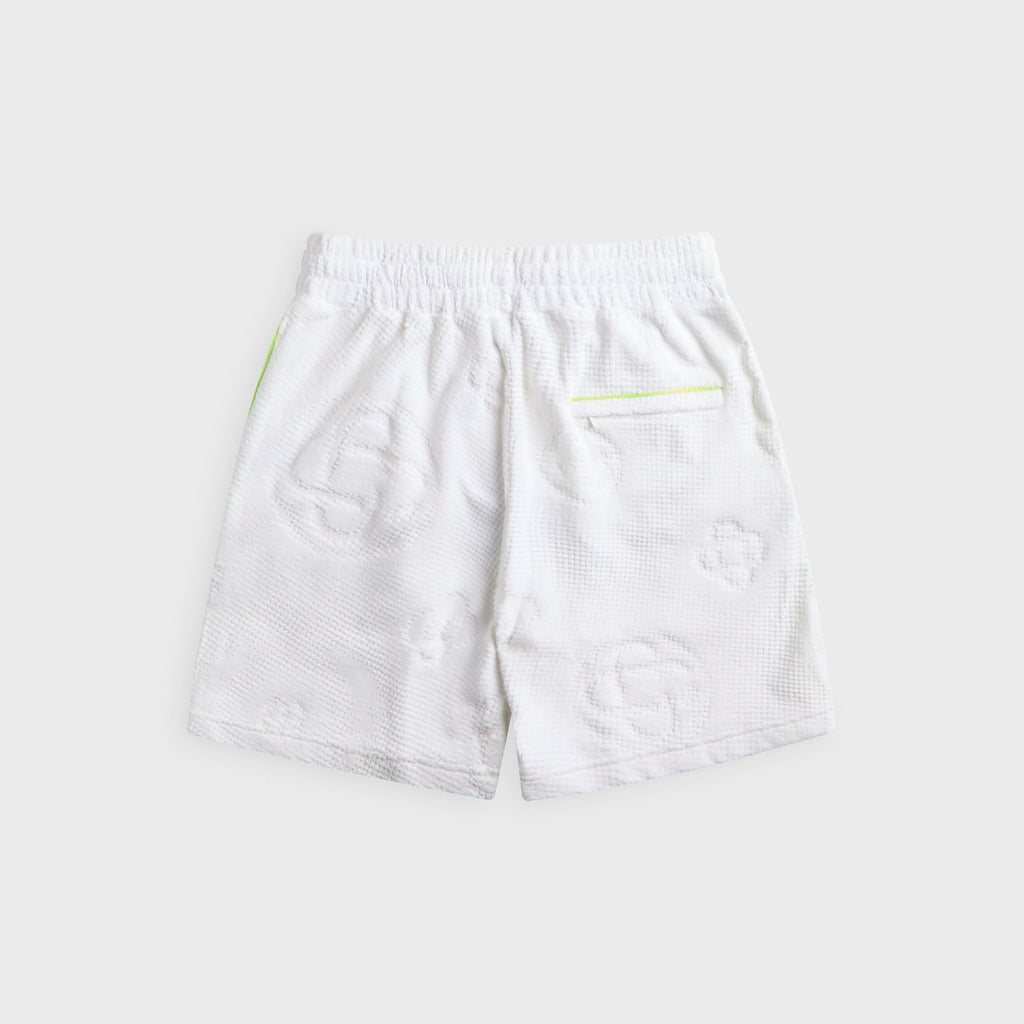 Casablanca Towelling Monogram Short - Black