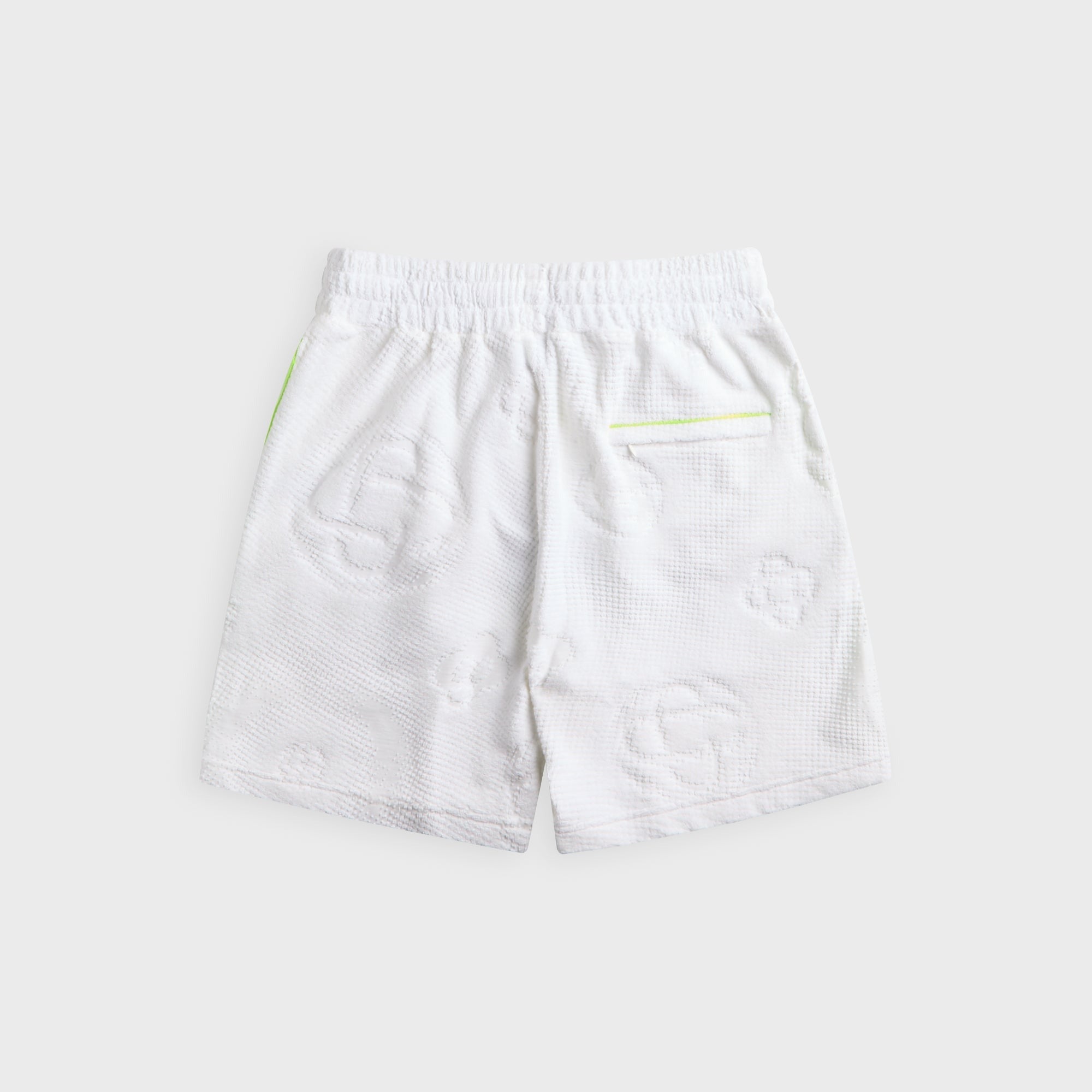 Casablanca Towelling Monogram Short - Black
