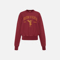 GUIZIO x Champion Reverse Weave Oversized Crewneck - Red
