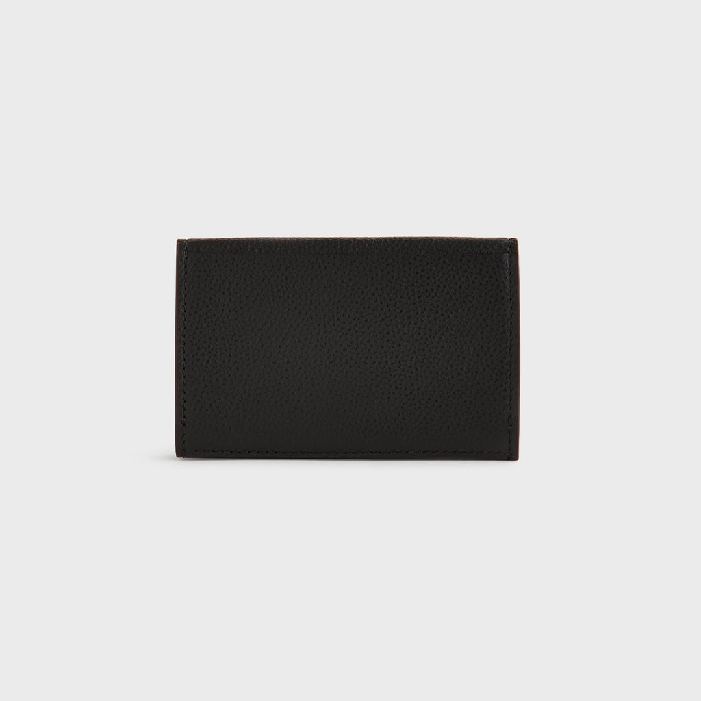 Kith Tumbled Leather Card Holder - Black
