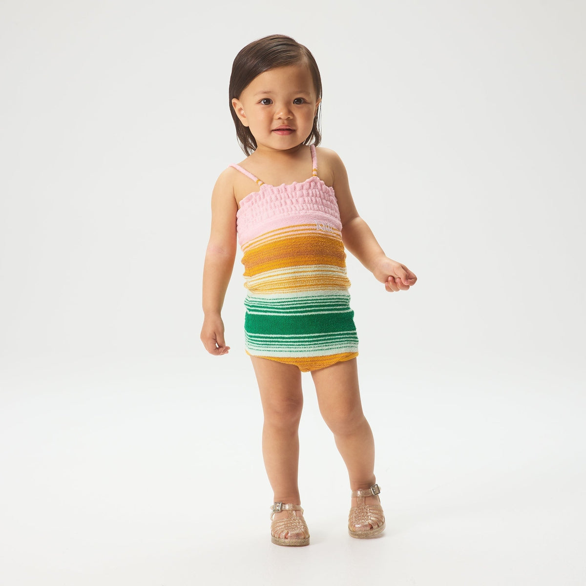 Kith Baby Striped Romper Set - Midsummer