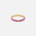 Yvonne Leon Alliance Mini Torsade Couleur - Violet