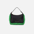 Brandon Blackwood Beaded Cortni Bag - Black Green