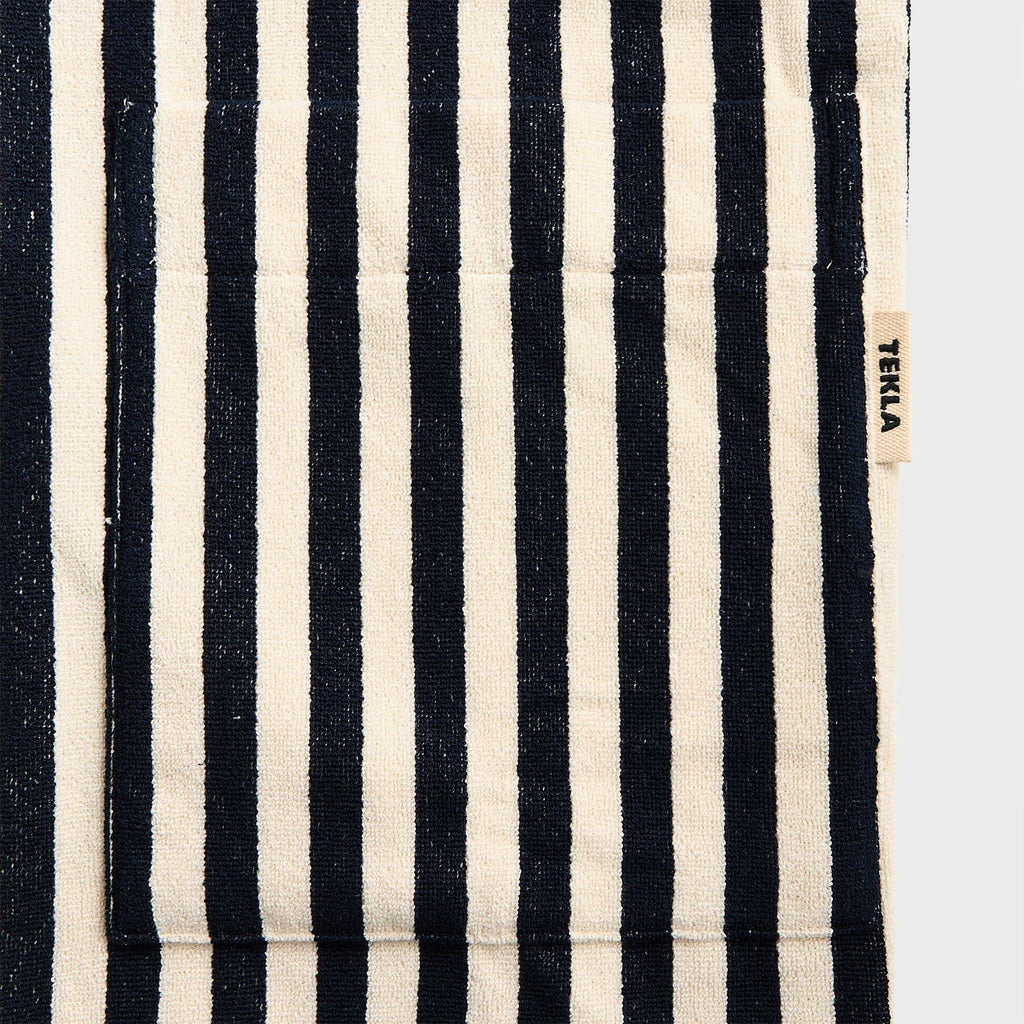 Tekla Hooded Bathrobe - Humbug Stripes