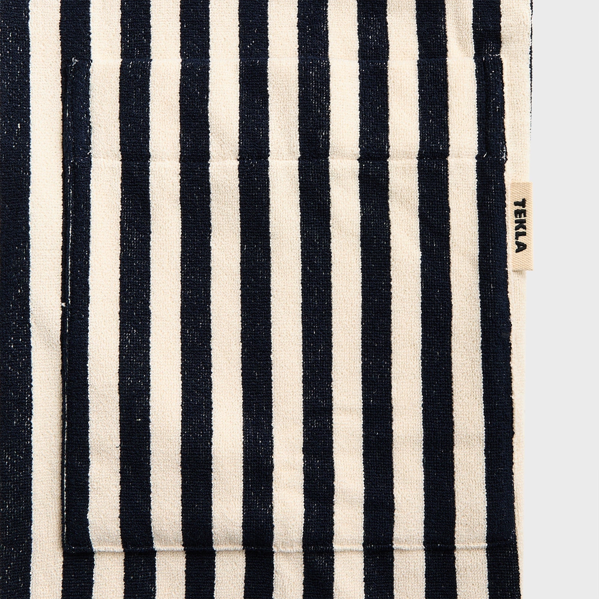 Tekla Hooded Bathrobe - Humbug Stripes
