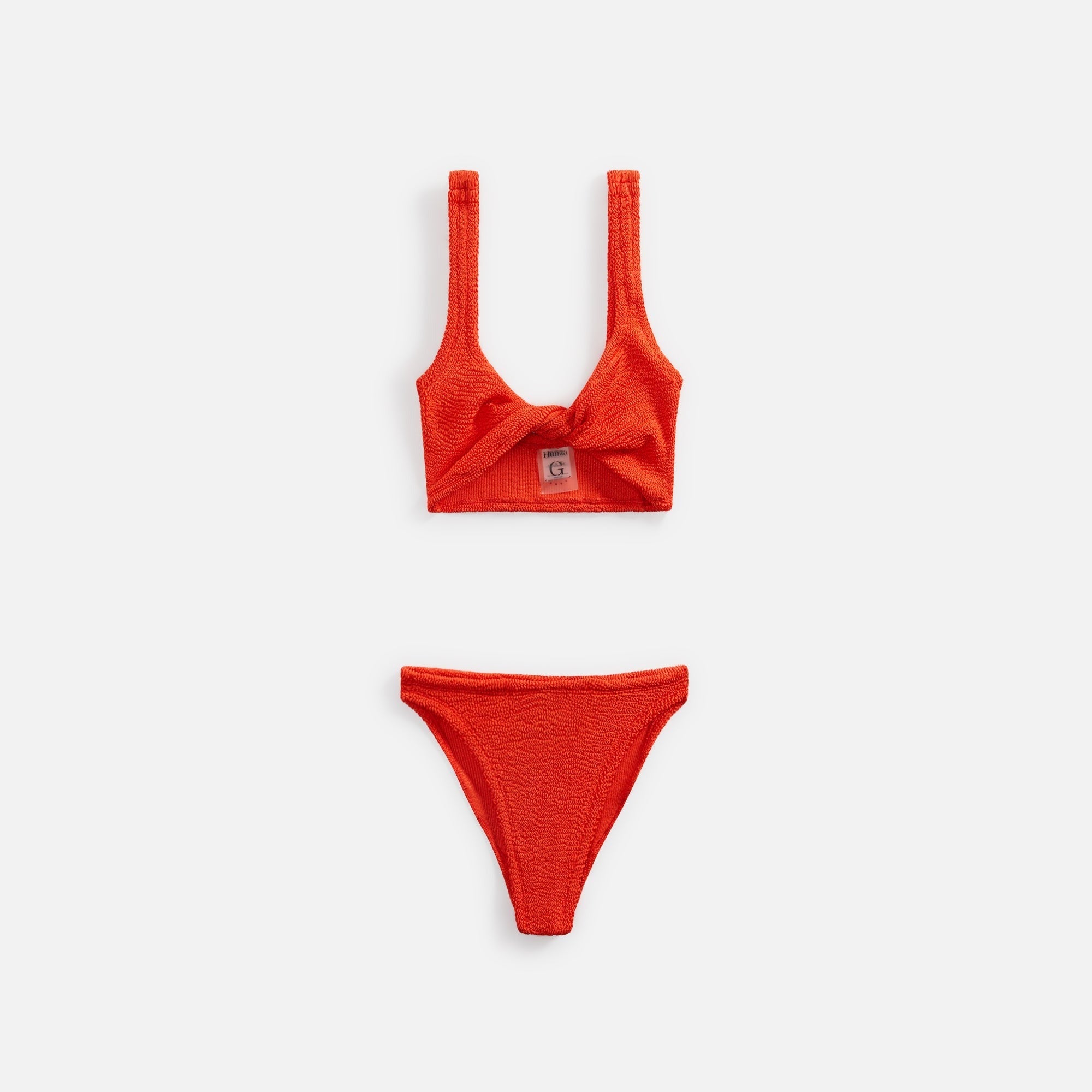 Hunza G Juno Bikini - Metallic Tangerine