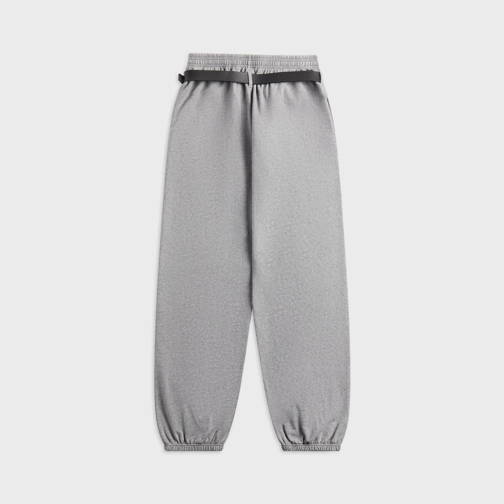 Alexander Wang Crystal Hotfix Mid-Rise Terry Sweatpant - Grey