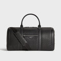 Kith Monogram Tumbled Leather Traveler K55 Duffle Bag - Black