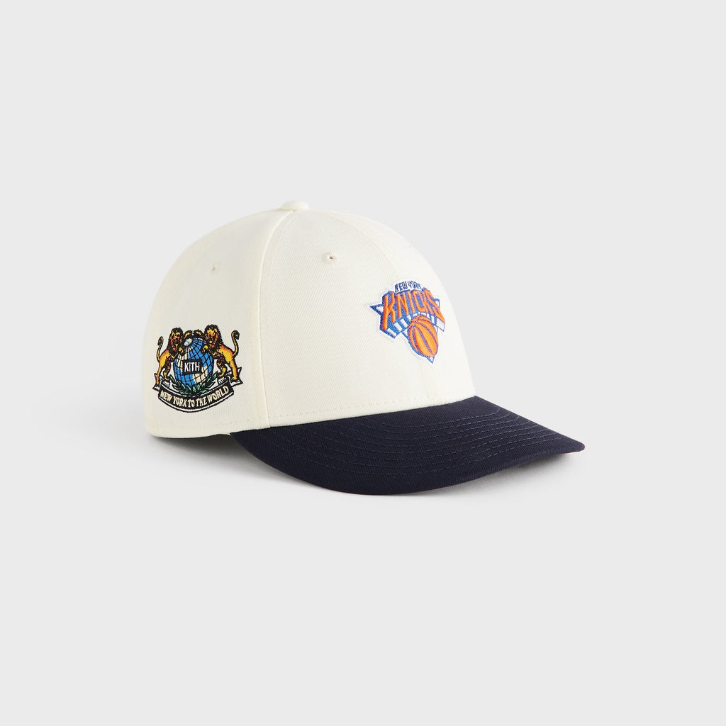 Kith & New Era for the New York Knicks Two Tone 59FIFTY Low Profile Fitted Cap - Sandrift