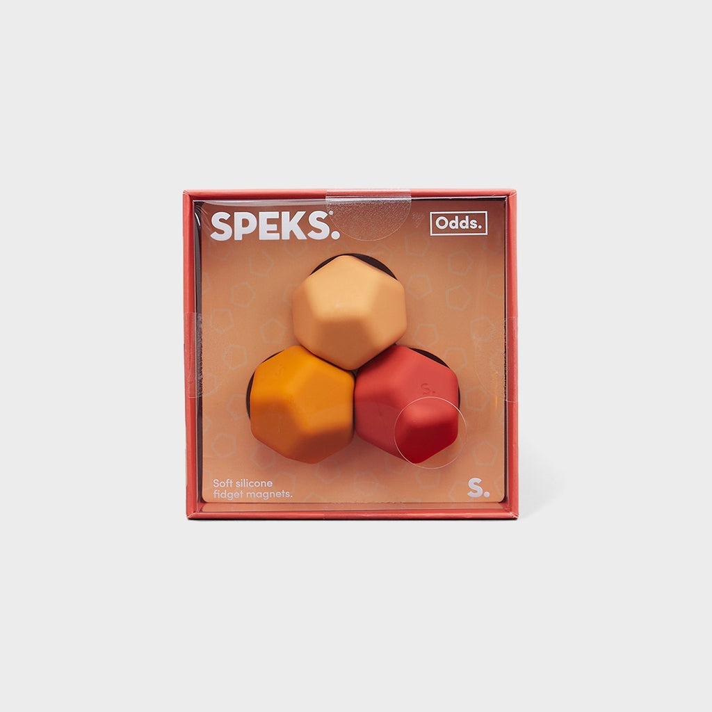 Speks 3-Pack Odds Silicone Magnets - Orange Planes