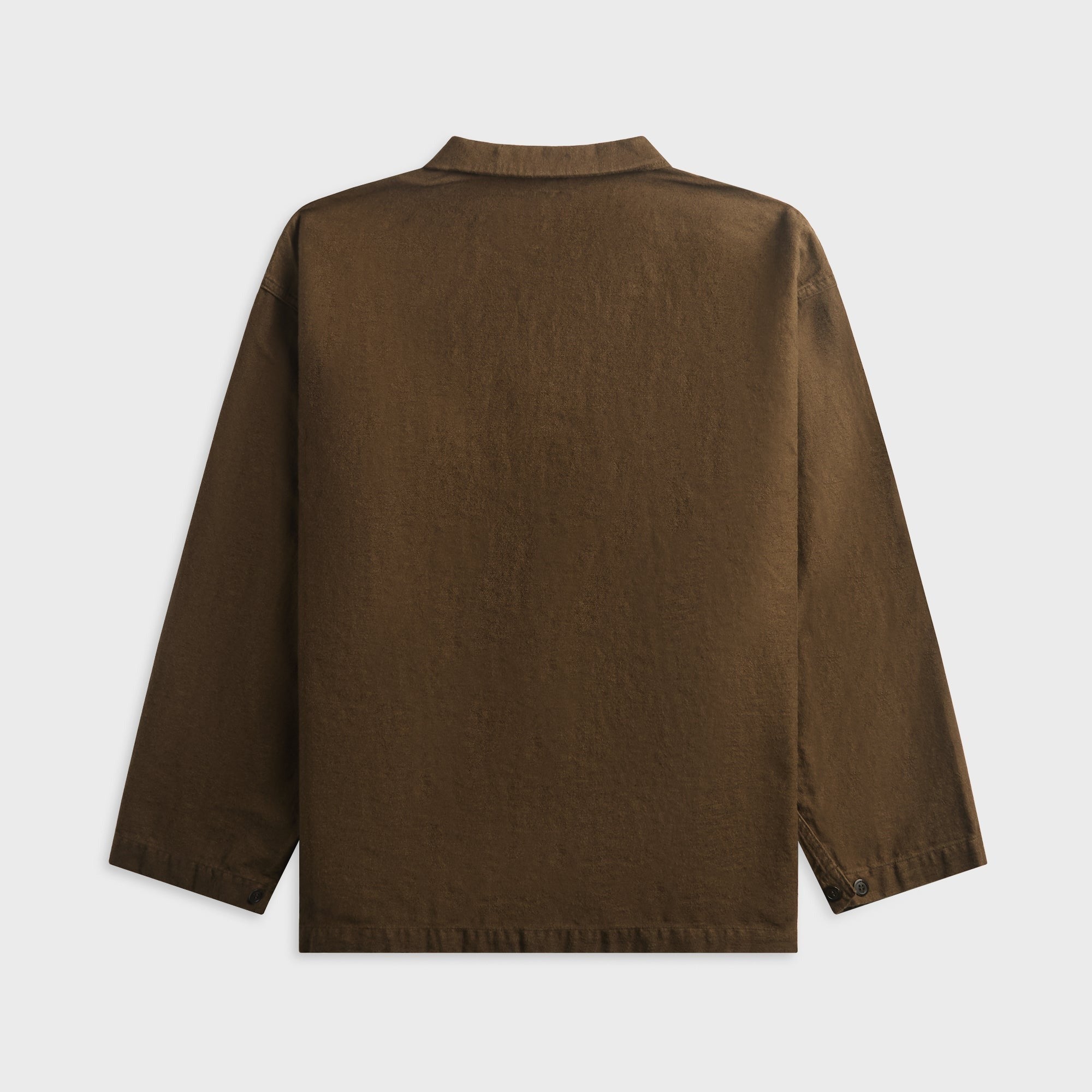 orSLOW Relax Fit Simple Work Jacket - Coffee Brown