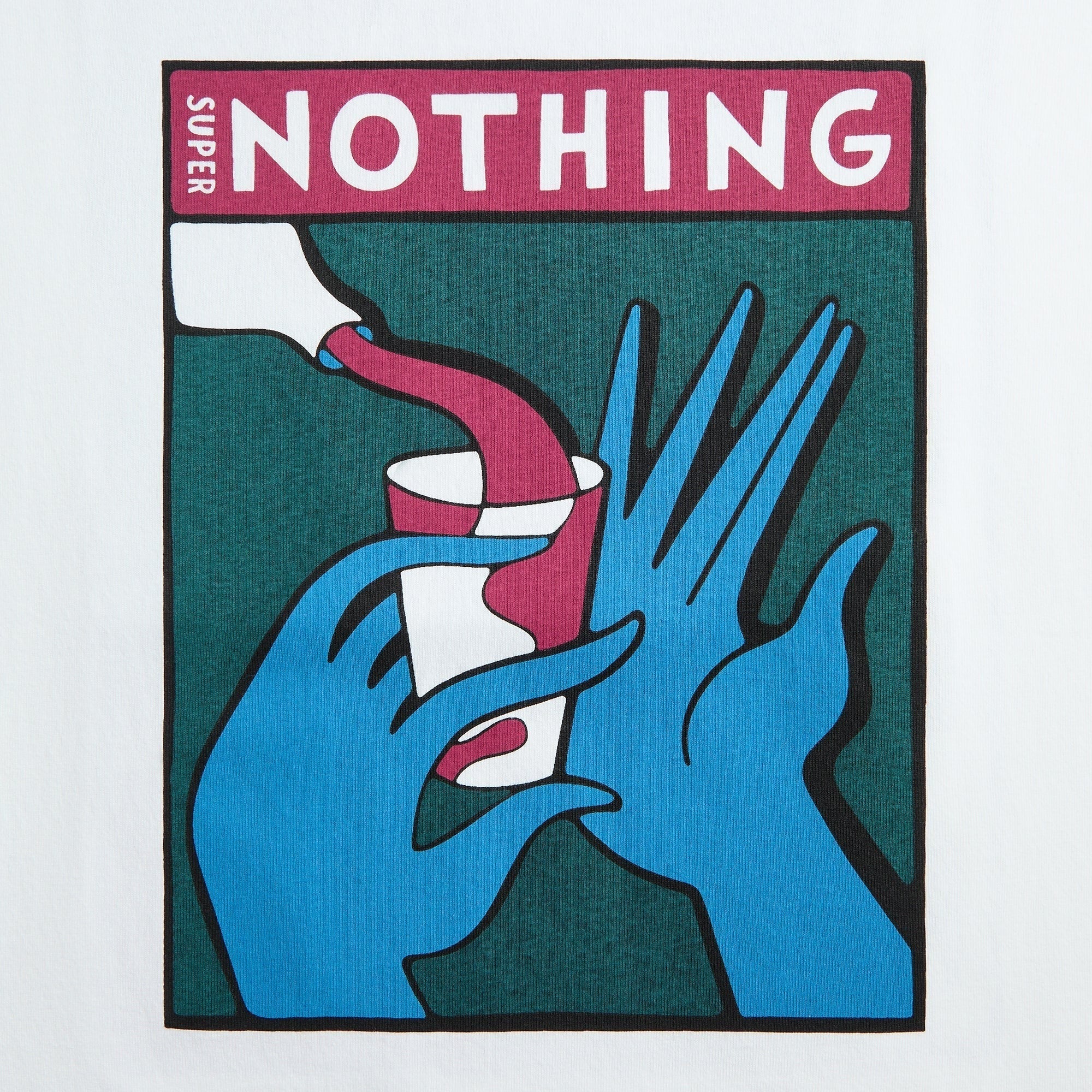 by Parra Super Nothing Tee - White