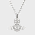 Vivienne Westwood Lee Orb Pendant - Platinum / White
