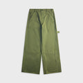 Marni Cotton Loose Workwear Trouser - Garden Green