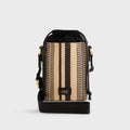 Kith Striped Raffia Drawstring Pouch - Radiant