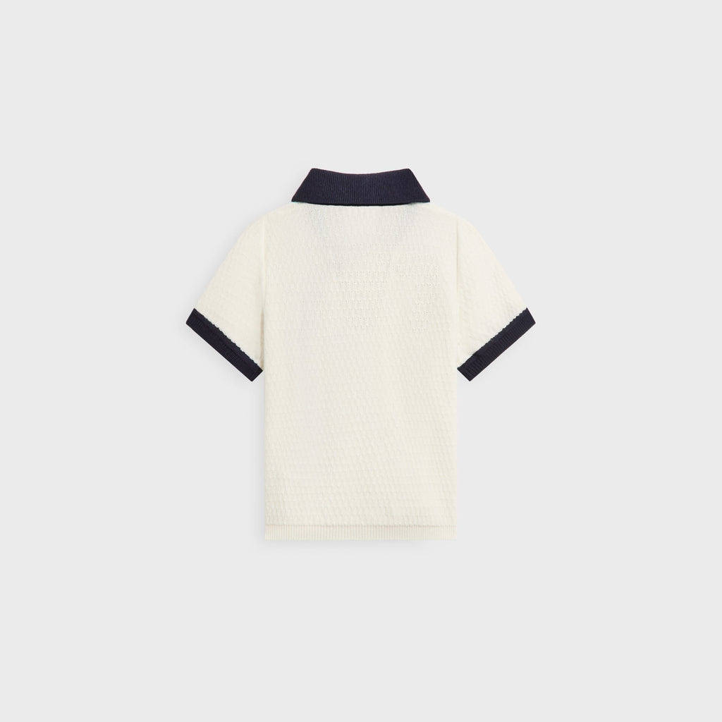 Kith Baby Knit Tilden Short Sleeve Polo Shirt - Silk