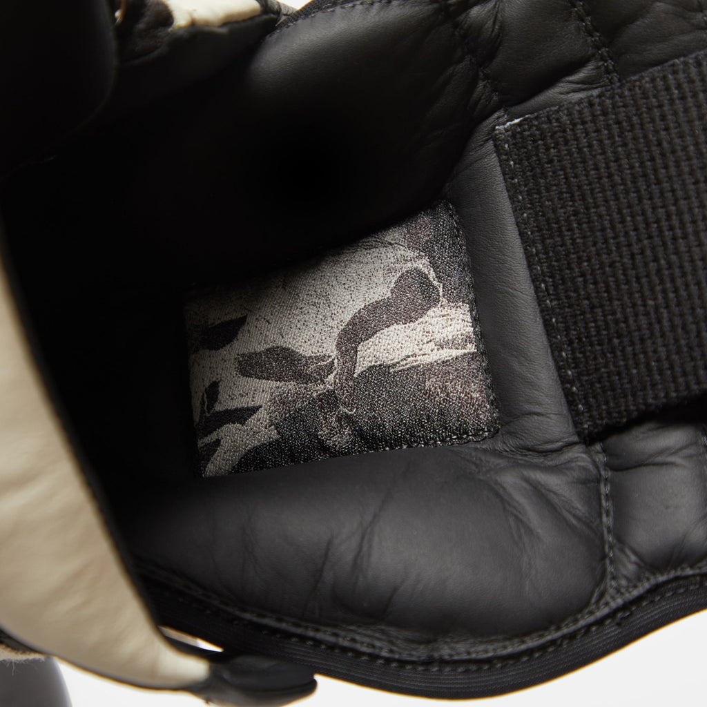Rick Owens Mega Bumper Geobasket - Black / Milk