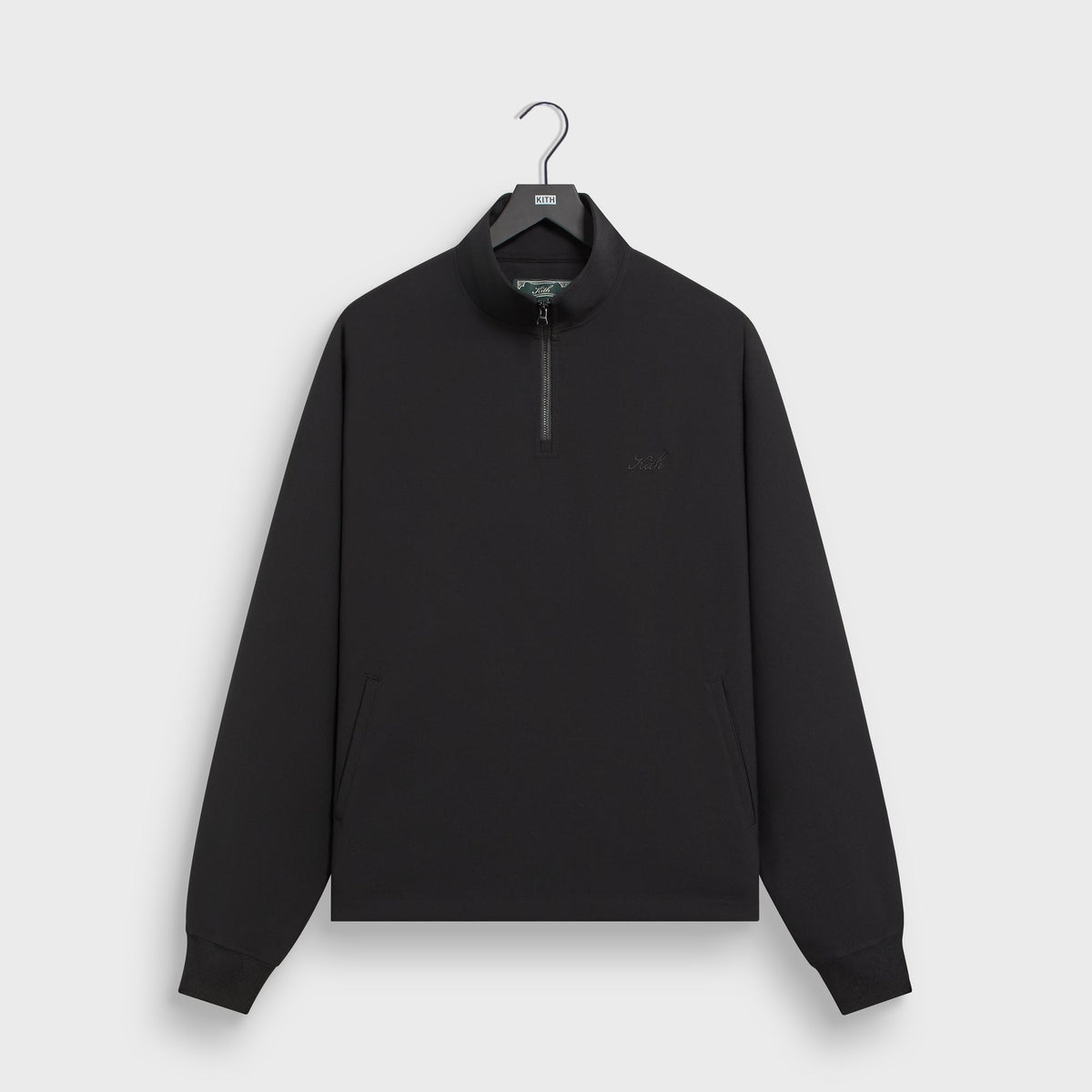 Kith Davis Quarter Zip Pullover - Black