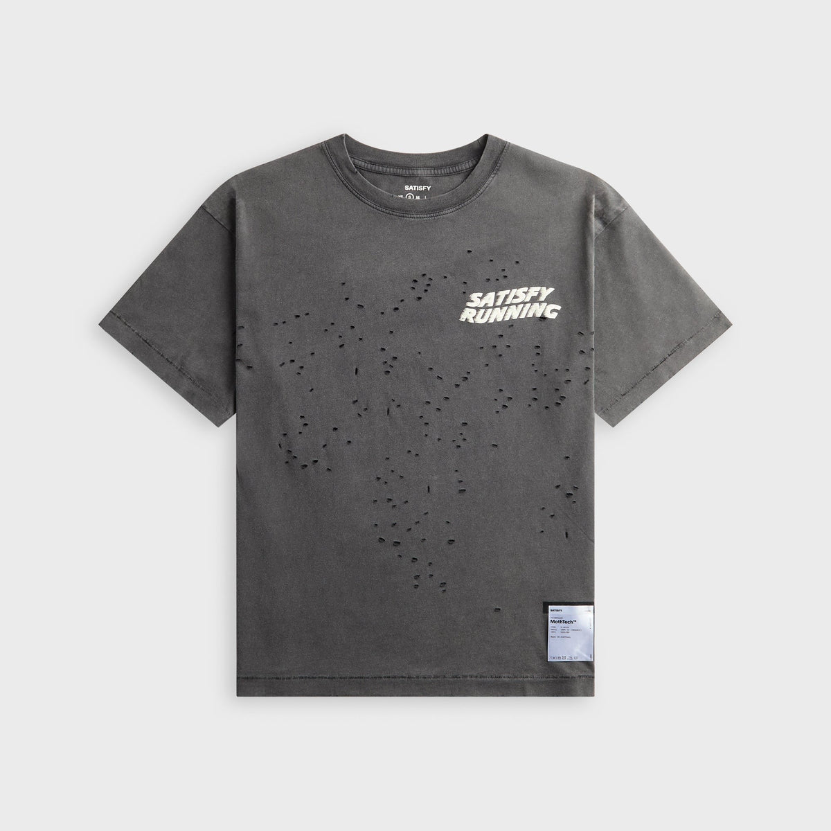 Satisfy MothTechTM Tee - Aged Black