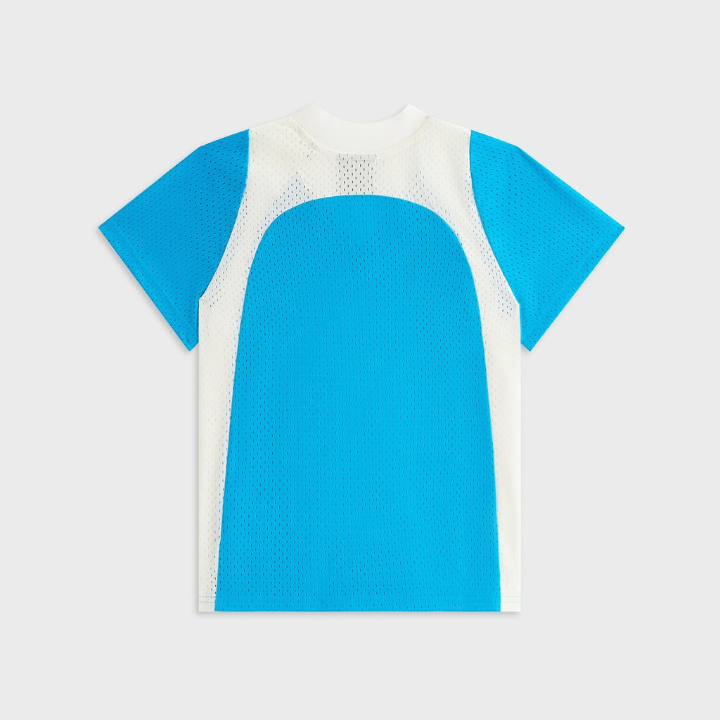 Kith Women Nicci II Paneled Mesh Tee - Meridian Blue