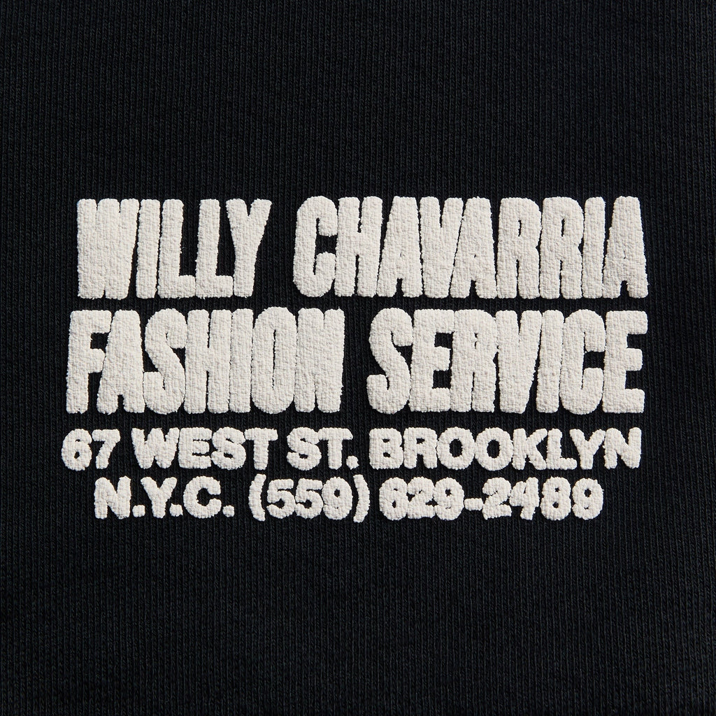Willy Chavarria Fashion Services Buffalo Sweatshort - Black