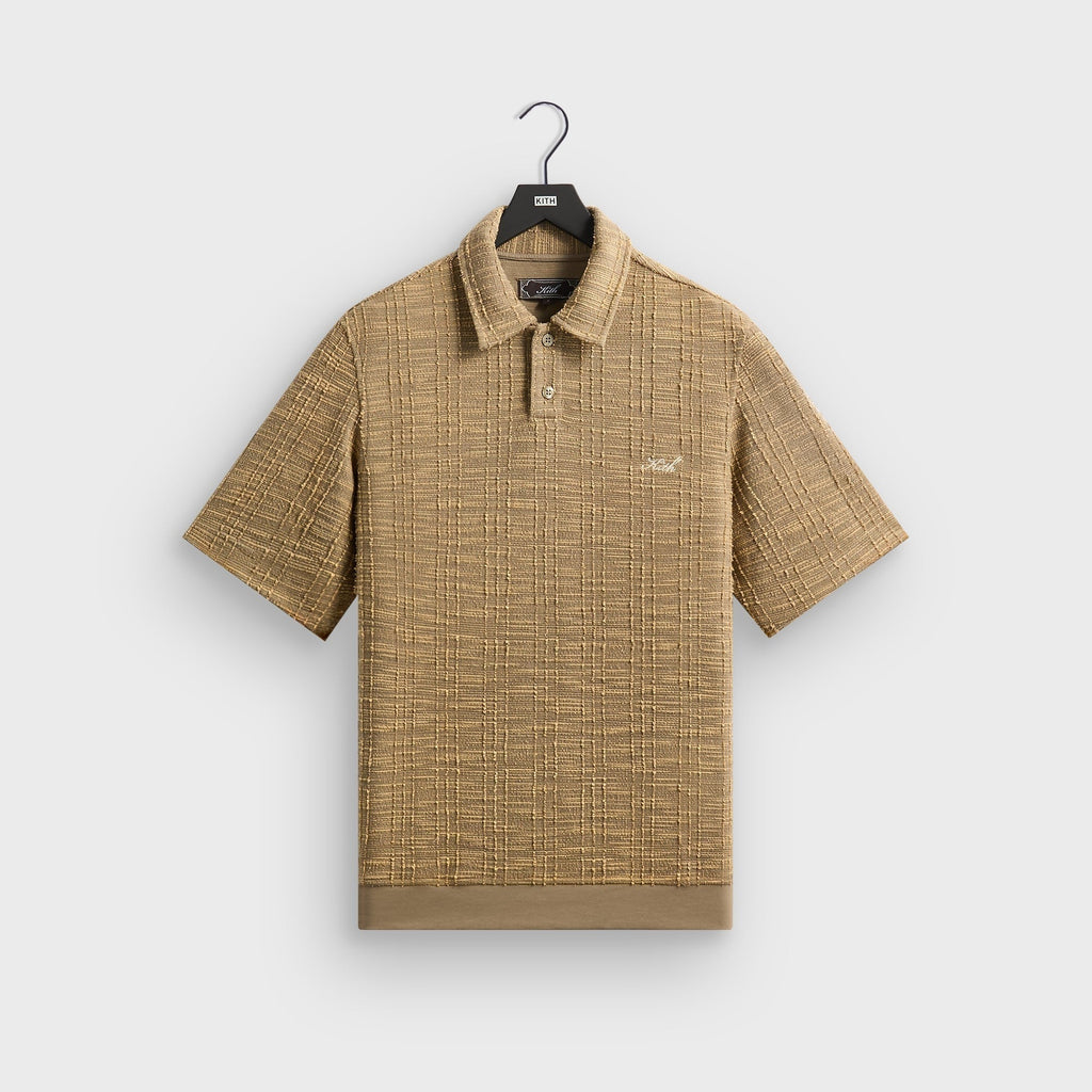 Kith High Twist Tweed Graham Polo - Palomino