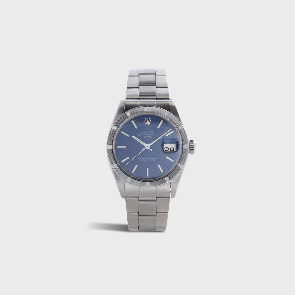 Wind Vintage Rolex Mosaic Date Reference 1501 Unpolished - Blue / Silver