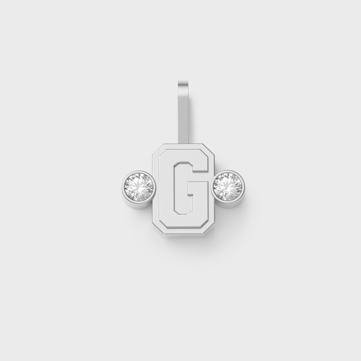 Greg Yuna Sÿlver Babÿ Umlaut Initial 'G' Pendant - Sterling Silver