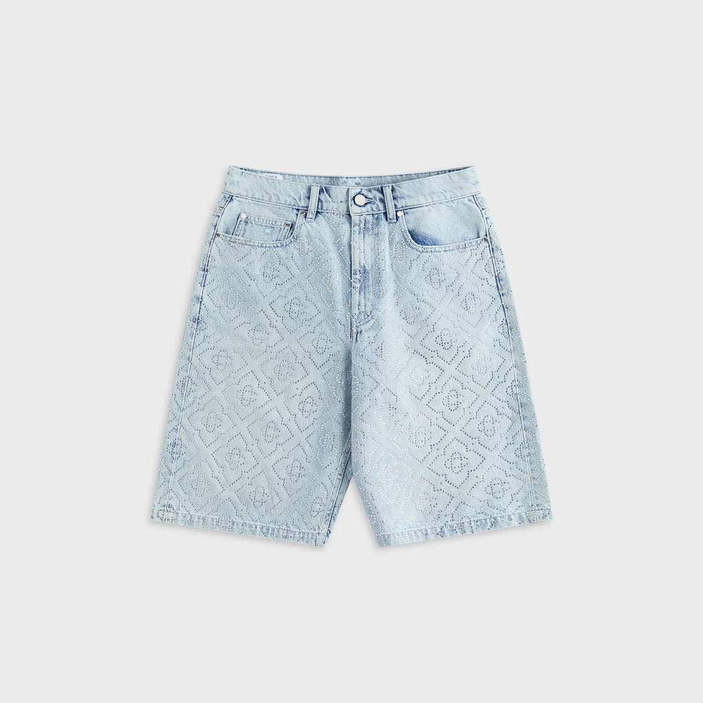 Casablanca Hotfix Baggy Denim Short - Light Wash