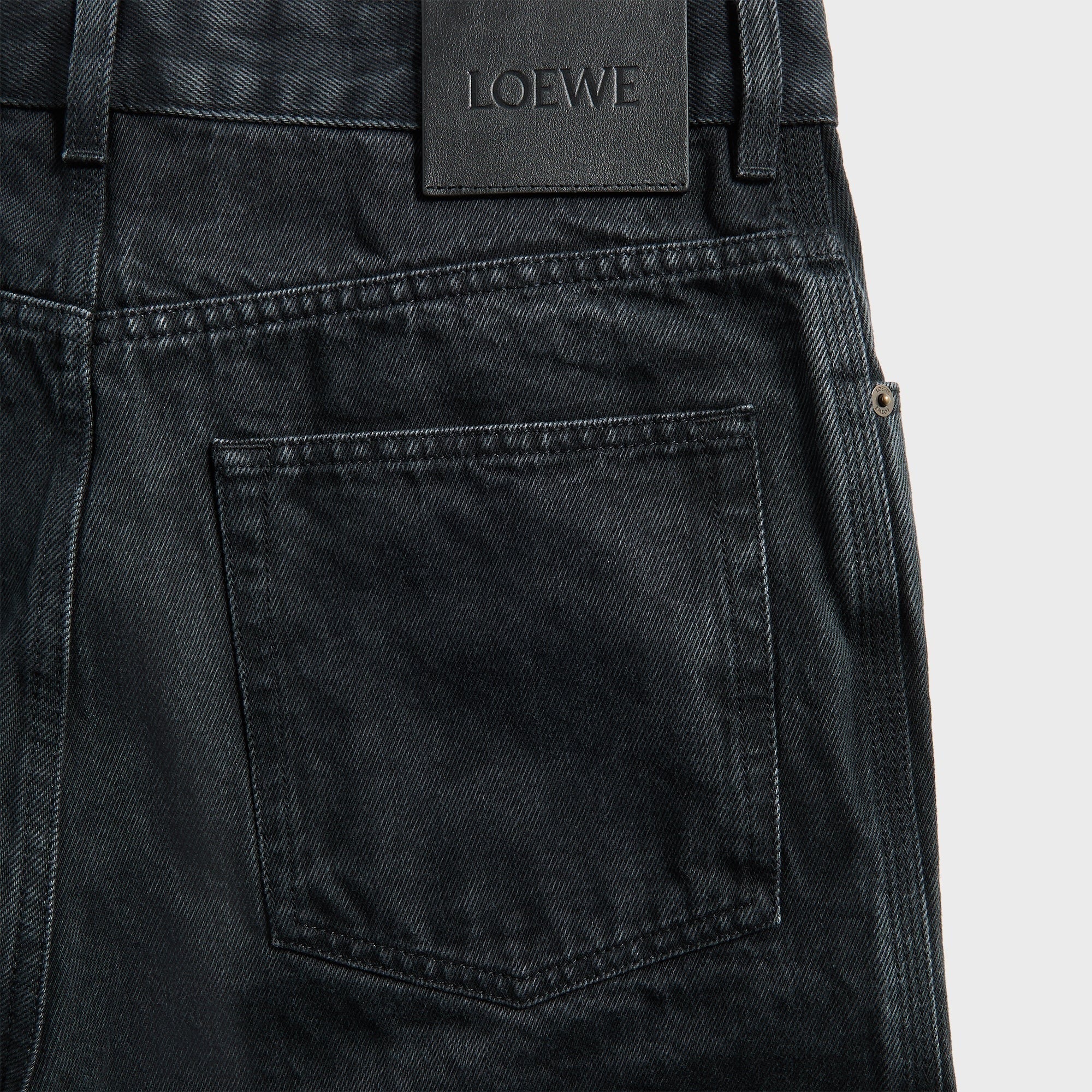 Loewe Anagram Baggy Jeans - Black