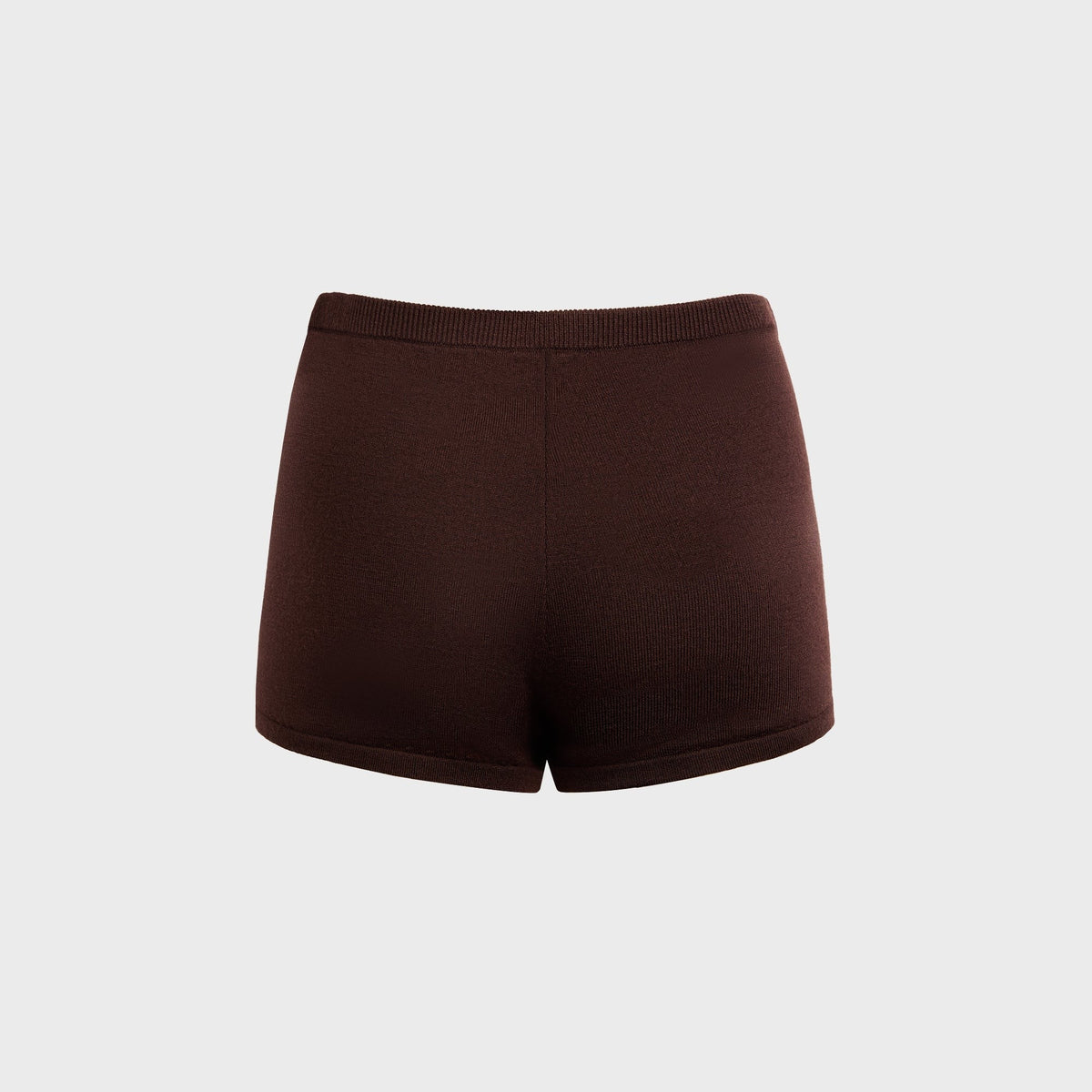 Sandy Liang Hazy Knit Shorts - Brown