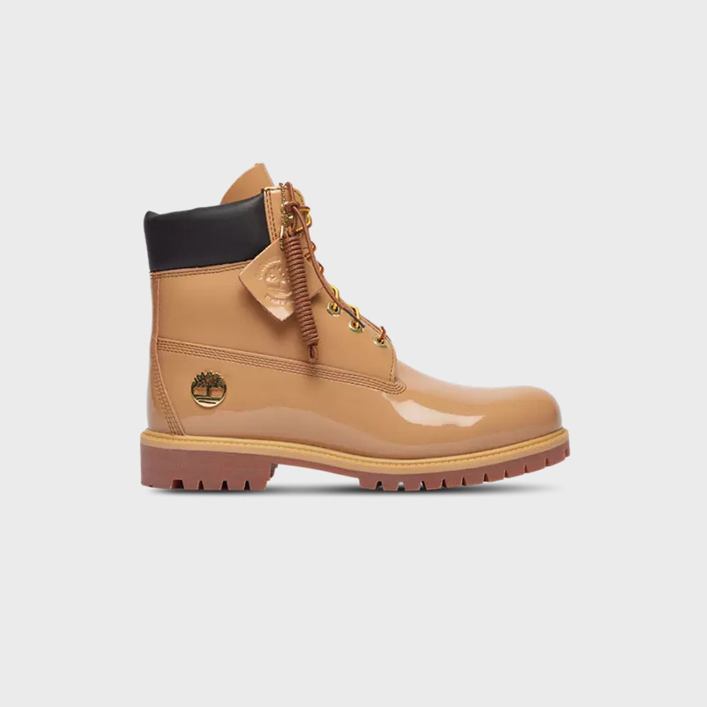 Timberland WMNS 6-Inch Lace Up Waterproof Boot - Beige Full-Grain