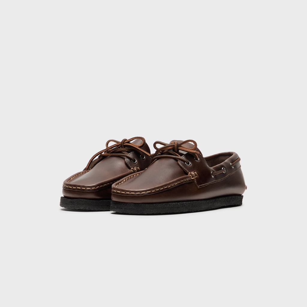 Clarks Godney Boat Shoe - Chestnut Brown