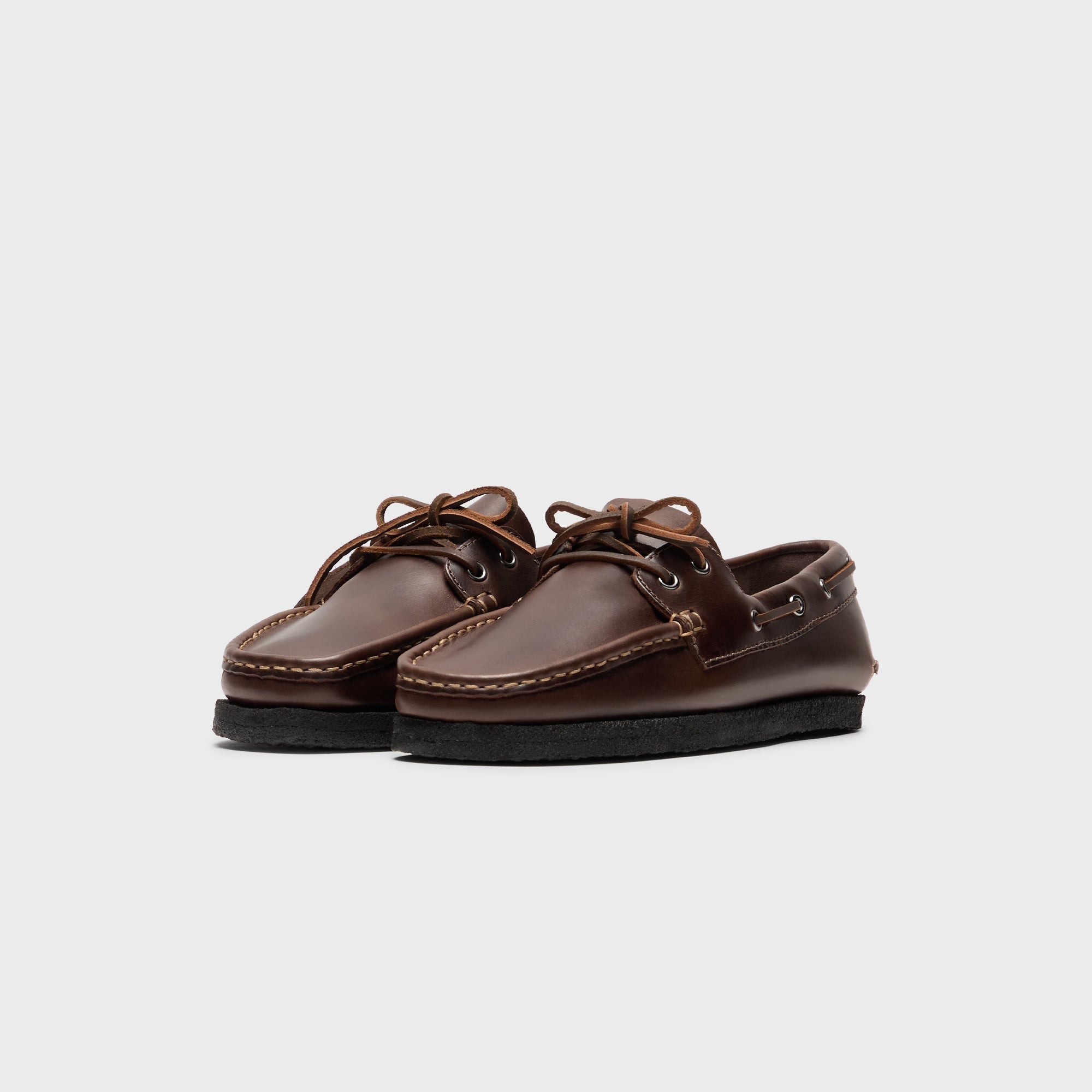 Clarks Godney Boat Shoe - Chestnut Brown
