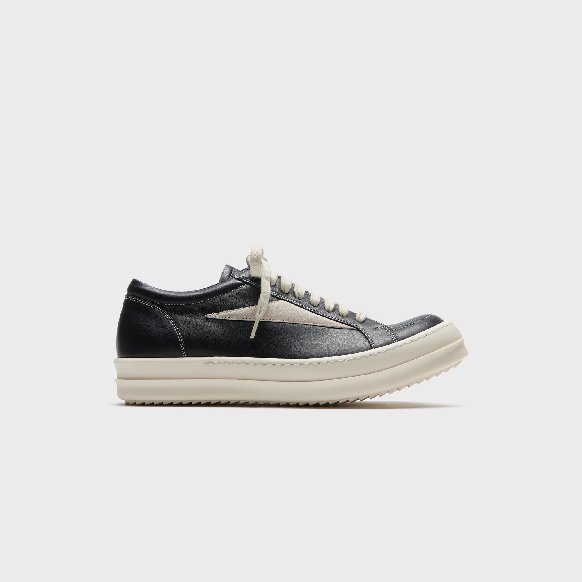 Rick Owens WMNS Vintage Sneaks - Black / Milk / Milk