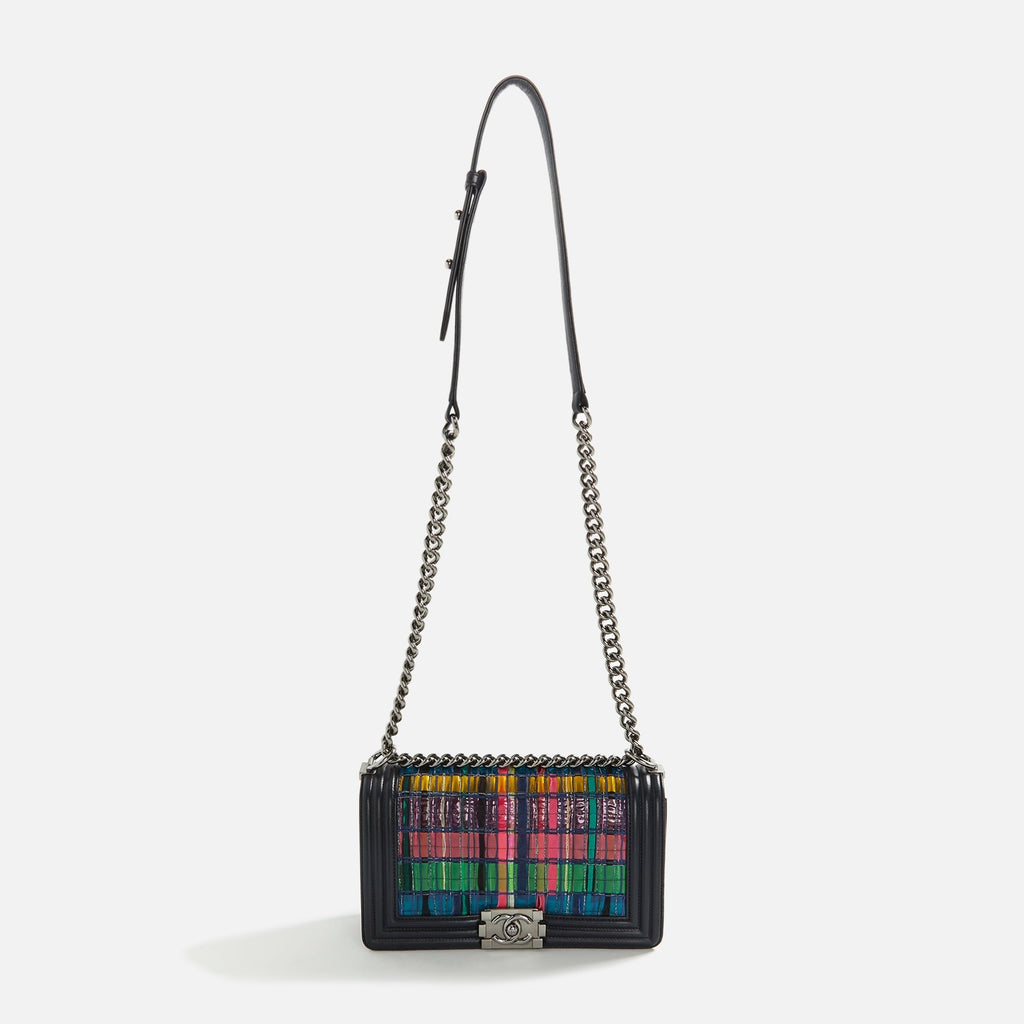 WGACA Chanel Vinyl Medium Boy Bag - Multicolor