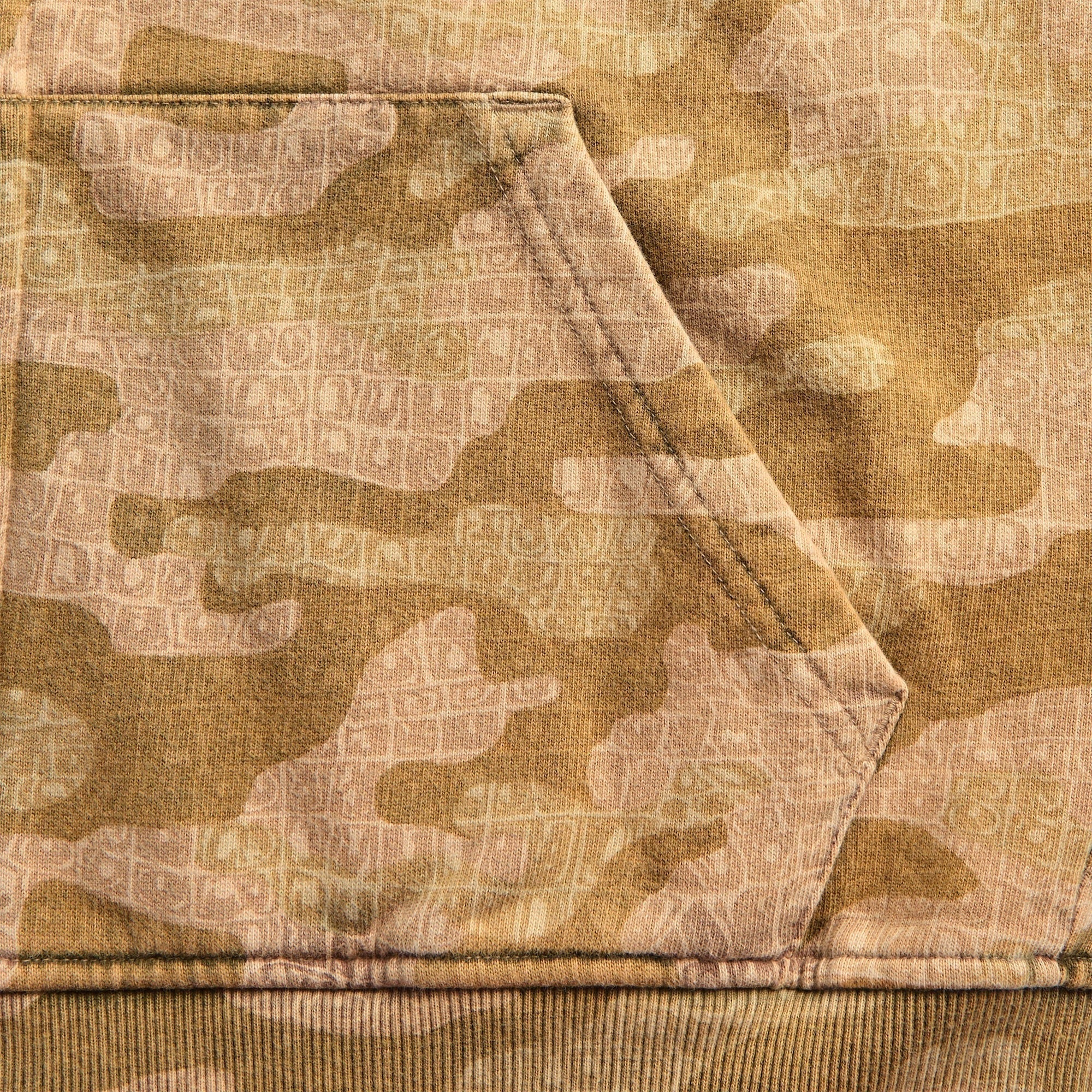 Daily Paper AOP Boxy Zip Up Hoodie - Camo