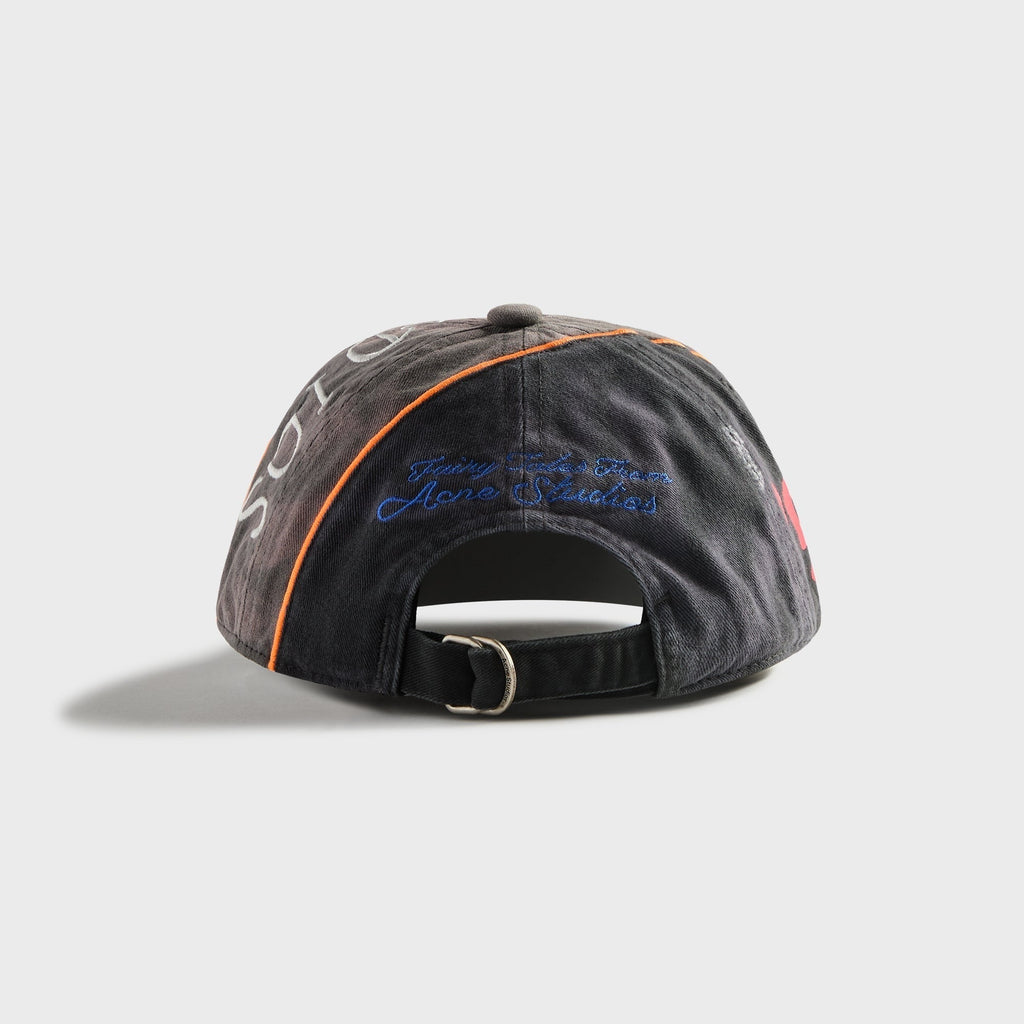 Acne Studios Embroidered Logo Cap - Black