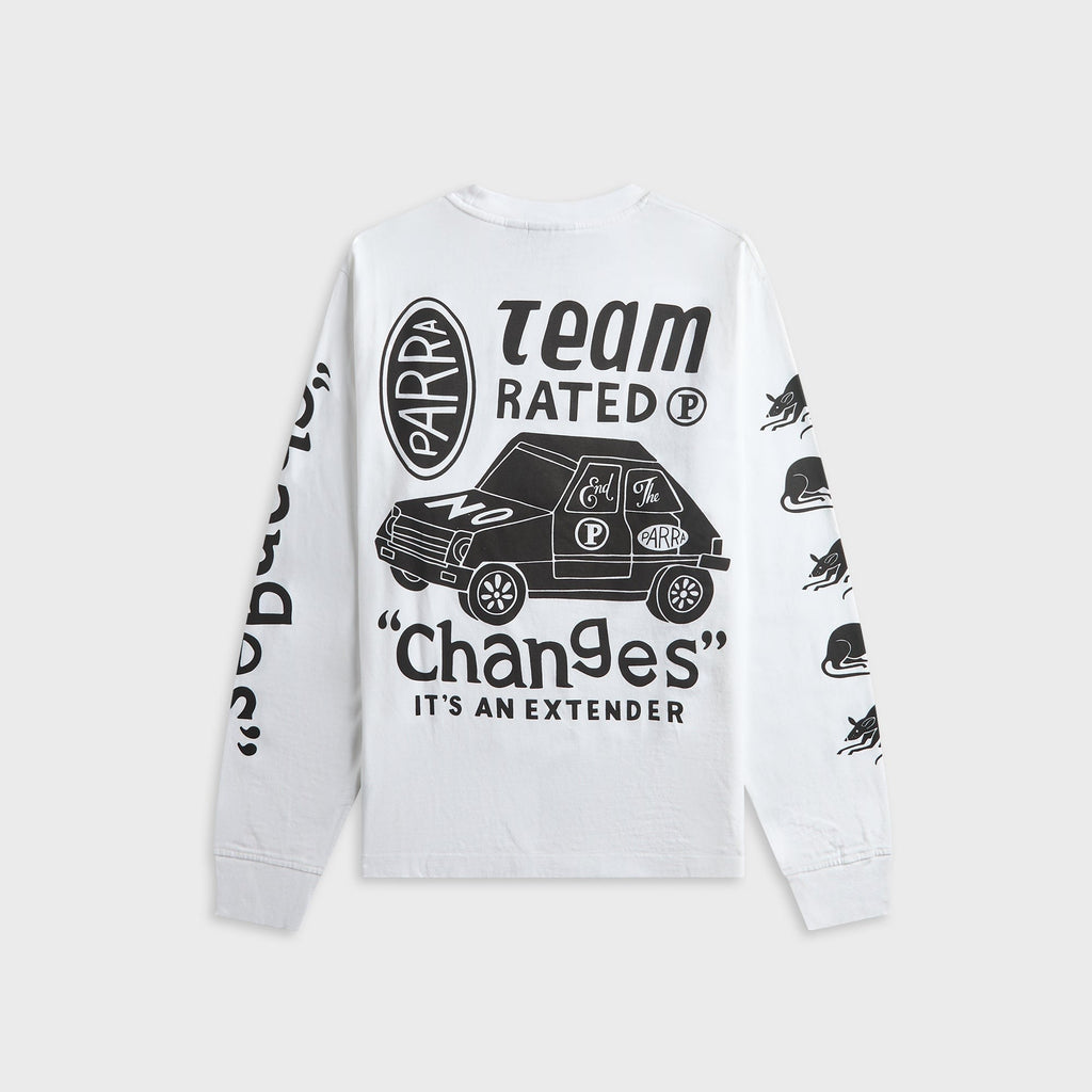 by Parra Team Changes Long Sleeve Tee - White