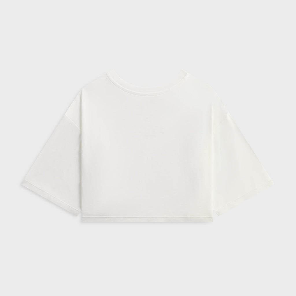Kith Kids Fei Cropped Tee - White