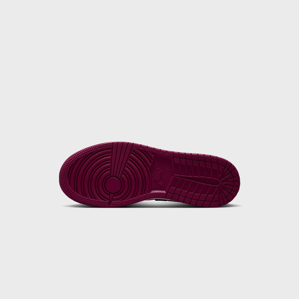 Jordan GS Air Jordan 1 Mid SE - Sweet Beet / Off Noir / White / Desert Pink