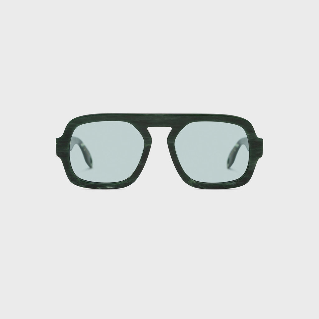 Elisa Johnson Jane Sunglasses - Green Tortoise
